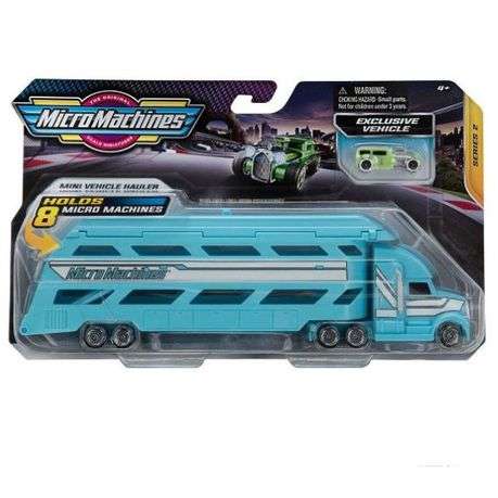 Micromachines - Mini Vehicle Hauler - Blue - 1