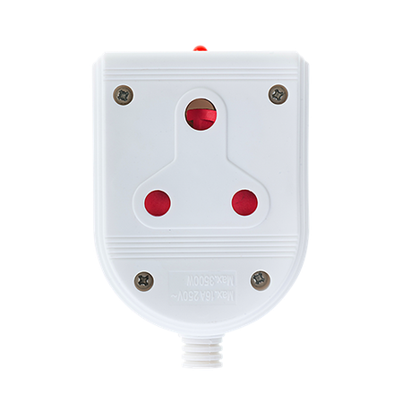 Electricmate Nylon Double Janus Coupler - WhiteLED