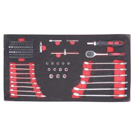 Stallion - 7 Drawer Tool Trolley on Castor Wheels - Including 188 Piece Tools