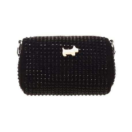 The Nothando - Bling studded Clutch &amp; Crossbody - Black with Black Bling