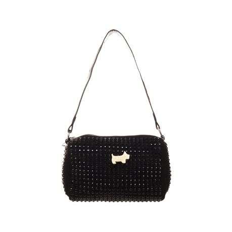 The Nothando - Bling studded Clutch &amp; Crossbody - Black with Black Bling