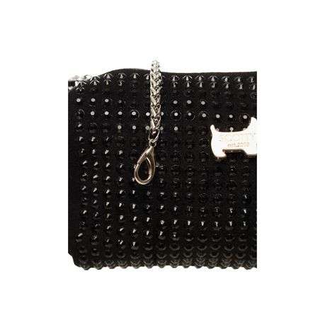 The Nothando - Bling studded Clutch &amp; Crossbody - Black with Black Bling