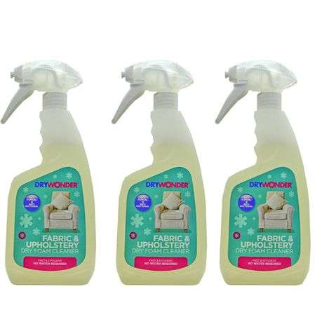 Dry Wonder - Fabric and Upholstery Dry Foam Cleaner - 500ml - Pack of 3