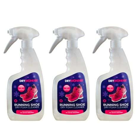 Dry Wonder - Running Shoe Dry Foam Cleaner - 500ml - Pack of 3