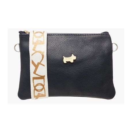 The Sassy - Leather Crossbody &amp; Mobile Phone Sling (Navy)