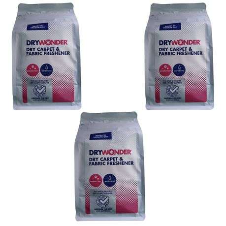 Dry Wonder - Dry Carpet and Fabric freshener - 350g - Pack of 3