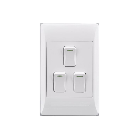 Switch 3L - 2X4 White E/Mate