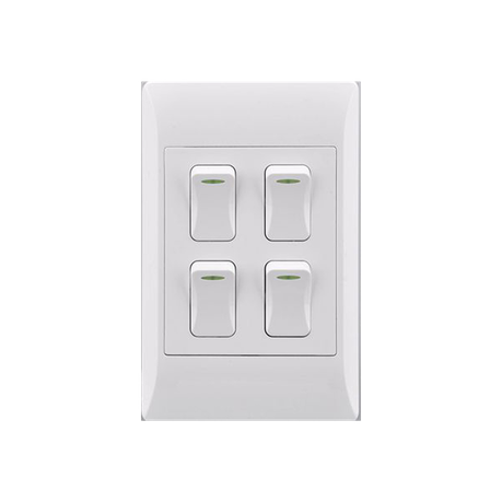 Switch 4L - 2X4 White E/Mate