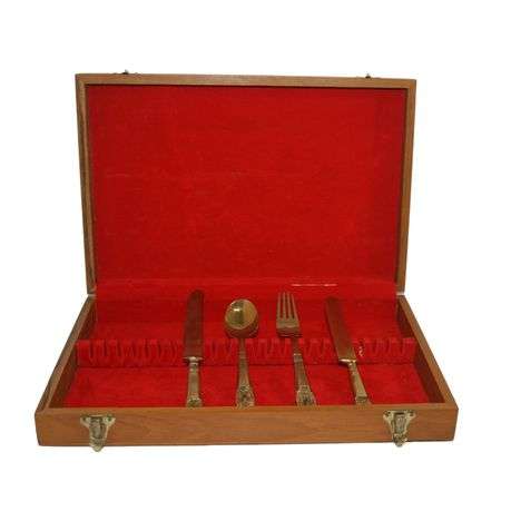 Solid Nickel Bronze - Cutlery set of 24