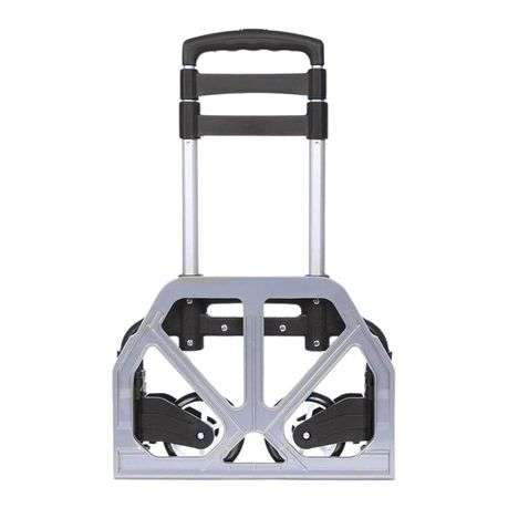 Multi-Functional Aluminium Alloy Foldable Trolley- Holds upto 75kg (Black)