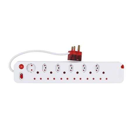 Electricmate 12 Way Single Switch High Level Surge Multiplug