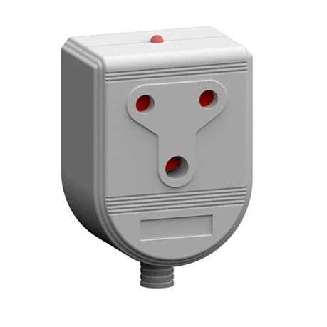 Electricmate 3 Pin Euro with 16 Amp Socket Janus Coupler With LED