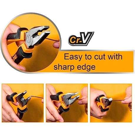 Ingco - High Leverage - 4 Pieces Pliers Set