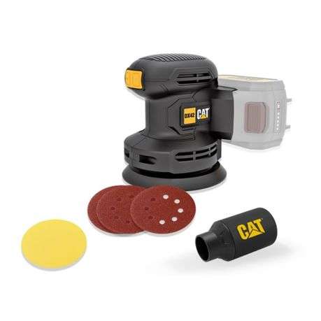 CAT - 2in1 Cordless Orbital Sander 125mm/ Polisher 150mm - 18V