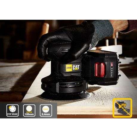 CAT - 2in1 Cordless Orbital Sander 125mm/ Polisher 150mm - 18V