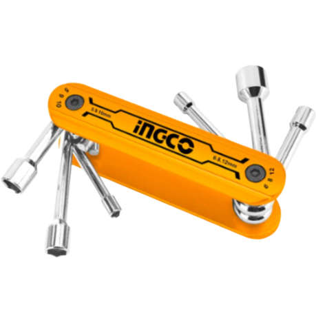 Ingco - Nut Driver Folding Set (5-12mm) (6 Piece)
