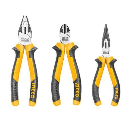 Ingco - Plier Set (3 Piece) CRV