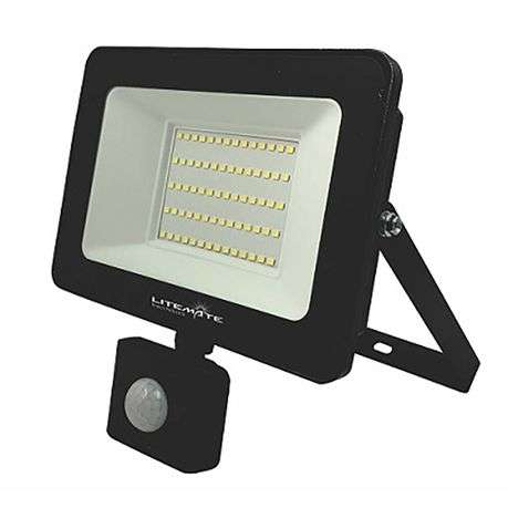 Litemate LED Floodlight with PIR Sensor 50 Watt