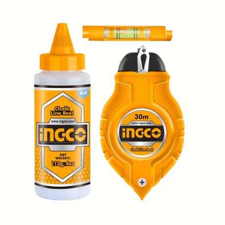 Ingco - Chalk Line Reel Set - 3 Piece