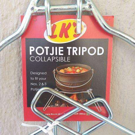 LK's Potjie Tripod - Collapsible - Mild Steel
