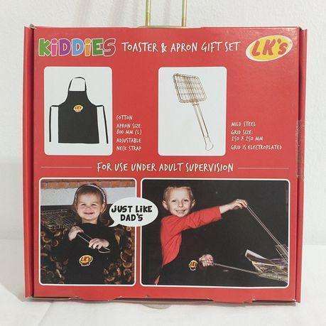 LK's Kiddies Toaster Grid &amp; Apron Gift Set