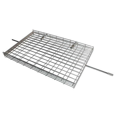 Rotisserie Basket - Large Flat - Chrome