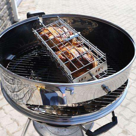 Rotisserie Basket - Large Deep - Chrome