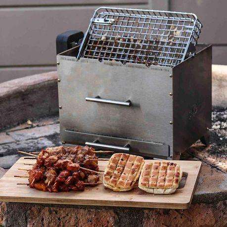 LK's - Compact Charcoal Rotisserie Braai S/S