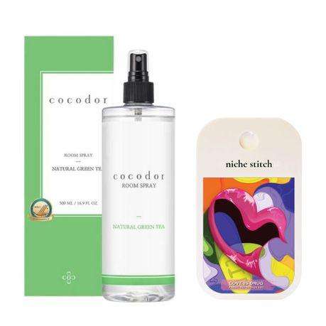 Cocod'or - Room Spray - Natural Green Tea and Pocket Perfume - Love Is Drug