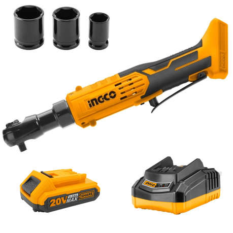 Ingco 20V LI-ION Ratchet Driver Kit