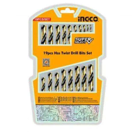 Ingco - 19 Piece HSS Twist Drill Bits Set