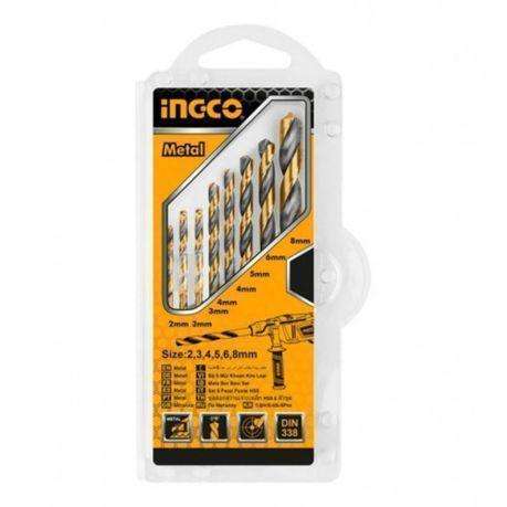 Ingco - Drill Bit Set Twist HSS (8 Piece)