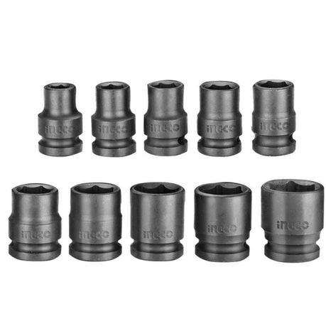Ingco - Impact Socket Set (1/2") (10Piece)