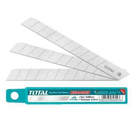 Total Tools - Utility Knife Blades 9x80mm - 10 Pieces