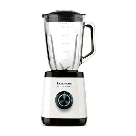 Taurus White Glass 1.5 L Pulse Function Jug Blender
