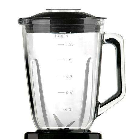 Taurus White Glass 1.5 L Pulse Function Jug Blender
