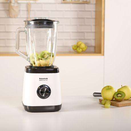 Taurus White Glass 1.5 L Pulse Function Jug Blender