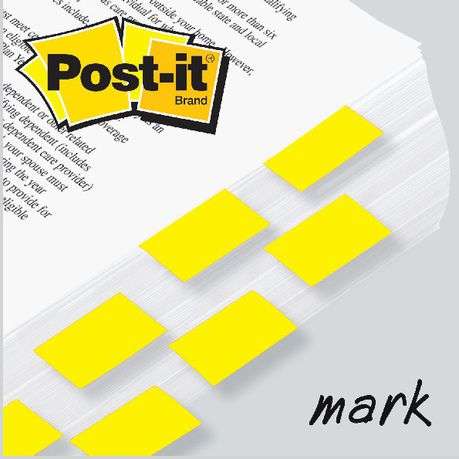 3M Post-it Flag Yellow / 50 Flags per pack