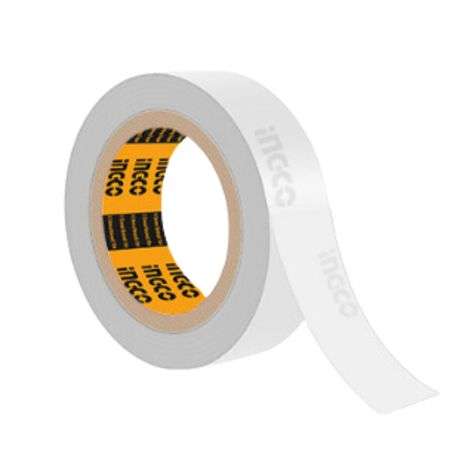 Ingco - PVC Insulation Tape - 9.15mx18x0.13mm - White - Pack of 10
