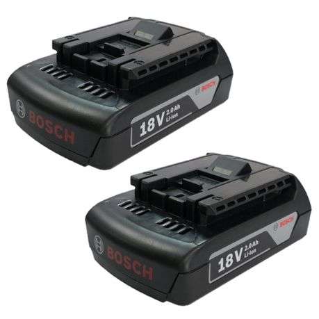 Bosch - Battery Pack - GBA 18V 2.0Ah (Pack of 2)