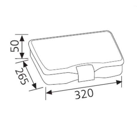 Port-Bag - Poly Organiser with 22 Fixed Compartments - 32cm