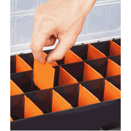 Port-Bag - Poly Organiser with 22 Fixed Compartments - 48cm