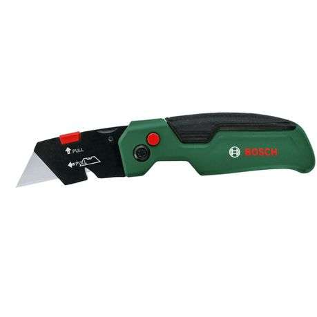 Bosch - Folding Knife - 175x40mm with 3 Trapezoid Blades