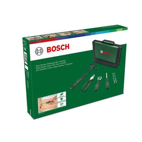 Bosch - 14-Piece - Easy Starter Hand Tool Set (V2)
