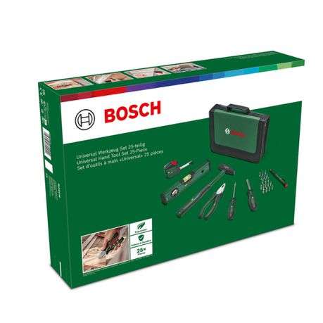 Bosch - 25-Piece - Universal Hand Tool Set (V3)