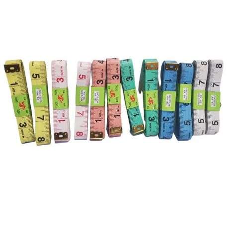 SourceDirect - Haberdashery Measuring Tape - 150 cm Bulk of 12