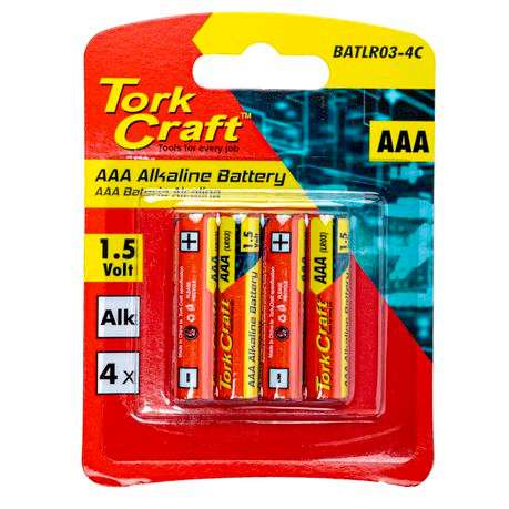 Tork Craft - AAA Alkaline Battery 4C (1.5 V)