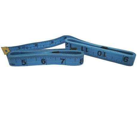SourceDirect - Haberdashery Measuring Tape 150 cm - (Bulk of 12) - Blue