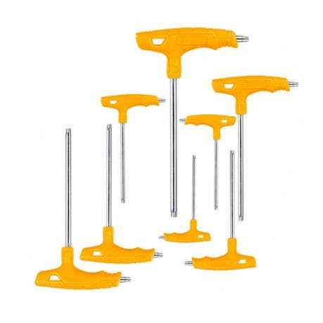 Ingco - Torx Allen Key Wrench Set (T-Handle) - 8Pce