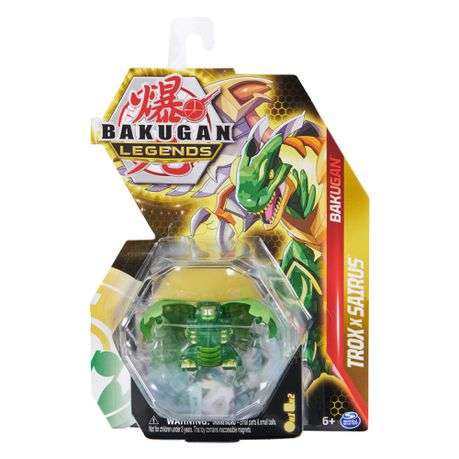 Bakugan Season 5 Core Bakugan - Trox and Sairus_Green Gold